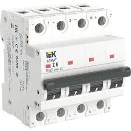 ARMAT Автоматический выключатель M06N-DC 4P Z 6А IEK