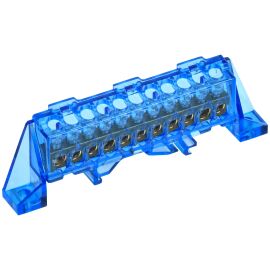 TEKFOR Шина N "ноль" в комбинированном DIN-изоляторе "Стойка" 6х9-11-С IEK