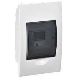 Корпус пластиковый ЩРВ-П-4 черная прозрачная дверь IP41 GENERICA