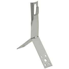 Держатель проводника круглого 6-8мм для конька h=80мм нержавеющая сталь IEK