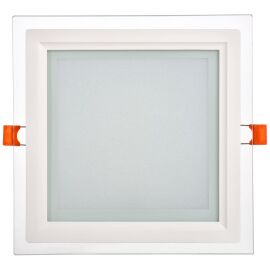 Светильник светодиодный ДВО 1625 со стеклом квадрат 18Вт 4000К IP20 IEK