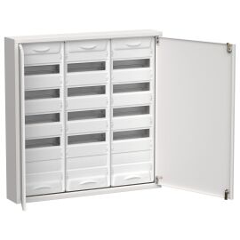 TITAN 5 Корпус металлический ЩРн-180 (3х60) 835х830х140мм IP31 белый (две двери) IEK