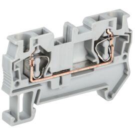 Клемма пружинная КПИ 2в-4 41А серая IEK