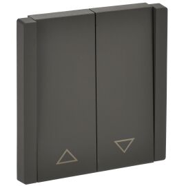 FORTE&PIANO Выключатель жалюзи 10А FP311 серый IEK