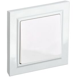 BRITE Выключатель 1-клавишный 10А в сборе ВСР10-1-0-БрБ белый IEK