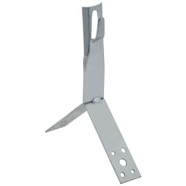 Держатель проводника круглого 6-8мм для конька h=80мм оцинкованная сталь HDZ IEK