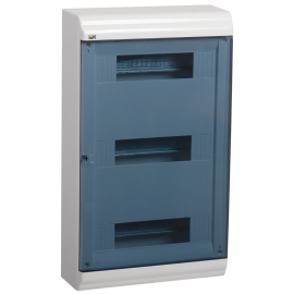 Корпус пластиковый ЩРН-П-36 модулей навесной, белый, IP41, IEK MKP82-N-36-41-05