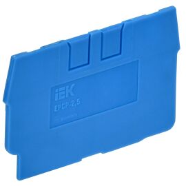 ARMAFIX Заглушка для колодки клеммной CP 2,5мм2 синяя IEK