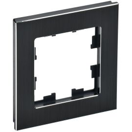 BRITE Рамка 1 -местная РУ-1-1-БрЧ металл черный IEK