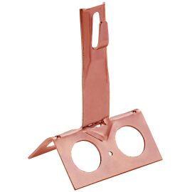 Держатель проводника круглого 6-8мм для конька широкого h=80мм медь IEK