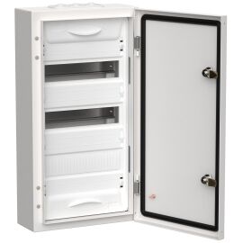 TITAN 5 Корпус металлический ЩРн-36 (1х36) 585х310х140мм IP54 белый (одна дверь) IEK