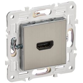 SKANDY Розетка HDMI SK-H01N металл никель IEK