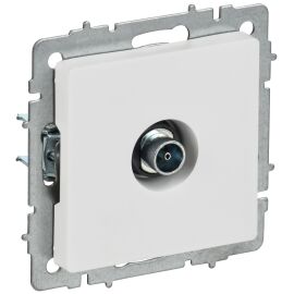 BRITE Розетка TV оконечная РТВ11-0-БрАБ арктический белый IEK