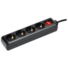 Удлинитель У04К 4 места с заземлением 3м 3х1мм2 16А/250В черный IEK