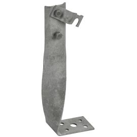 Держатель проводника круглого 6-10мм винтовой угловой скрученный h=140мм оцинкованная сталь HDZ IEK