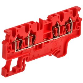 ARMAFIX Клемма пружинная CX2.5-4 четырехконтактная красная IEK