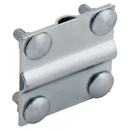 Зажим крестообразный полоса/пруток-полоса/пруток 40/12мм оцинкованная сталь HDZ IEK