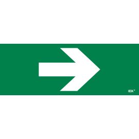 Этикетка самоклеящаяся 350х130мм "Направляющая стрелка" IEK