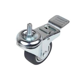 Ролик с тормозом для телекоммуникационных шкафов и стоек, ось М12, ССД 130504-00260 