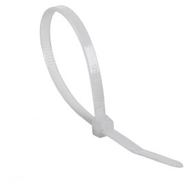 Хомут-стяжка 3,5x150мм, белый, уп.100шт, многоразовый, REXANT 07-0159