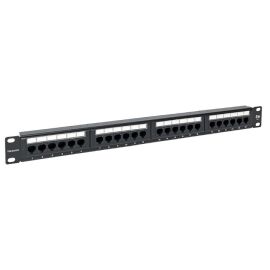 Патч-панель 1U, 19'', 24хRJ45, UTP, кат.5e, 110тип, TERACOM TRC-PPNL-5EUTP-1U24
