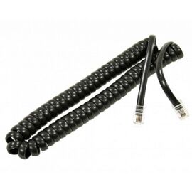 Шнур витой трубочный, 2м, телефонный, черный, REXANT 18-2023 АКЦИЯ