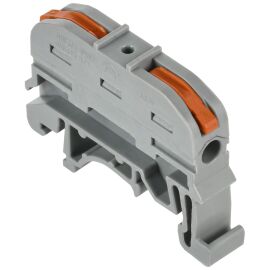 Строительно-монтажная клемма СМК 222-4111D проходная на DIN-рейку (4шт/упак) IEK