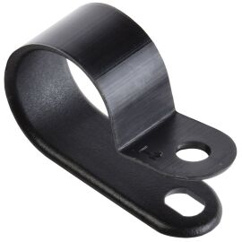 Скоба крепежная 16мм нейлоновая черная (50шт) IEK