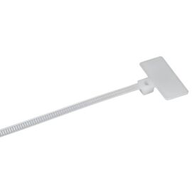 Хомут P6.6 маркерный белый 2,5х200мм 100шт/упак IEK