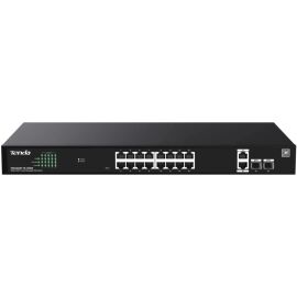 Коммутатор управляемый 18x1 Гбит/с, SFP 2x1 Гбит/с, PoE 16x30Вт, TENDA TEG2220P-16-250W