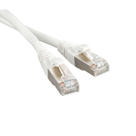 Патч-корд 4 пары, 2хRJ45, 5м, Кат.6, FTP, белый, LSZH, Hyperline PC-LPM-STP-RJ45-RJ45-C6-5M-LSZH-WH