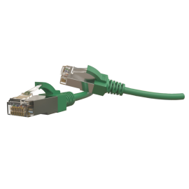 Патч-корд 4 пары, 2хRJ45, 5м, Кат.6, S/FTP, зеленый, LSZH, Hyperline PC-LPT-SFTP-RJ45-RJ45-C6-5M-LSZH-GN