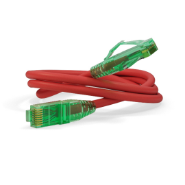 Патч-корд 4 пары, 2хRJ45, 20м, Кат.6a, UTP, красный, LSZH, Hyperline PC-LPM-UTP-RJ45-RJ45-C6a-20M-LSZH-RD