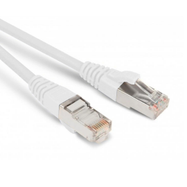 Патч-корд 4 пары, 2хRJ45, 5м, Кат.6, SF/UTP, белый, LSZH, Hyperline PC-LPM-SFTP-RJ45-RJ45-C6-5M-LSZH-WH