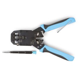 Клещи обжимные для RJ-45, RJ-12, RJ-11 (8P8C, 6P6C, 6P4C,4P4C), Hyperline HT-2008А