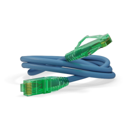 Патч-корд 4 пары, 2хRJ45, 20м, Кат.6a, UTP, синий, LSZH, Hyperline PC-LPM-UTP-RJ45-RJ45-C6a-20M-LSZH-BL