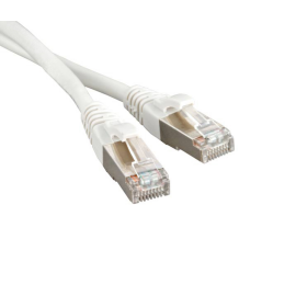 Патч-корд 4 пары, 2хRJ45, 3м, Кат.6, FTP, белый, LSZH, Hyperline PC-LPM-STP-RJ45-RJ45-C6-3M-LSZH-WH