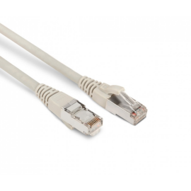 Патч-корд 4 пары, 2хRJ45, 2м, Кат.6, FTP, серый, LSZH, Hyperline PC-LPM-STP-RJ45-RJ45-C6-2M-LSZH-GY