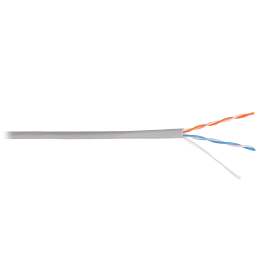 Кабель UTP 2 пары, Кат.5, внутр., 0,50мм, LSZH, оранж, 305м, TaigaKabel