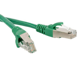 Патч-корд 4 пары, 2хRJ45, 2м, Кат.6, SF/UTP, зеленый, LSZH, Hyperline PC-LPM-SFTP-RJ45-RJ45-C6-2M-LSZH-GN