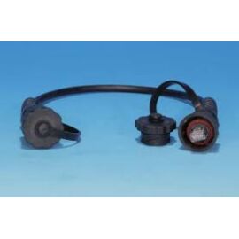 Патч-корд 4 пары, 2хRJ45, 1м, Кат.6, UTP, черный, PVC, Hyperline PC-IE-LPM-UTP-RJ45-RJ45-C6-1M-BK