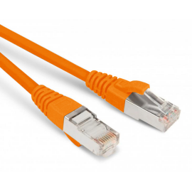Патч-корд 4 пары, 2хRJ45, 7м, Кат.5e, SF/UTP, оранжевый, LSZH, Hyperline PC-LPM-SFTP-RJ45-RJ45-C5e-7M-LSZH-OR