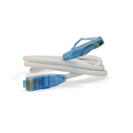 Патч-корд 4 пары, 2хRJ45, 15м, Кат.6, UTP, белый, LSZH, Hyperline PC-LPM-UTP-RJ45-RJ45-C6-15M-LSZH-WH