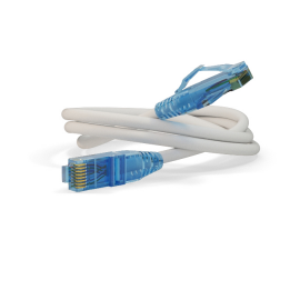 Патч-корд 4 пары, 2хRJ45, 10м, Кат.6, UTP, белый, LSZH, Hyperline PC-LPM-UTP-RJ45-RJ45-C6-10M-LSZH-WH