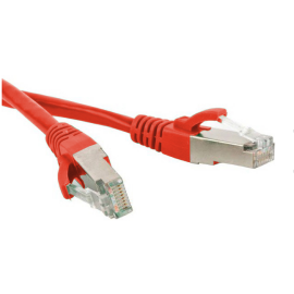 Патч-корд 4 пары, 2хRJ45, 5м, Кат.5e, SF/UTP, красный, LSZH, Hyperline PC-LPM-SFTP-RJ45-RJ45-C5e-6M-LSZH-RD