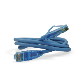 Патч-корд 4 пары, 2хRJ45, 10м, Кат.6, UTP, синий, LSZH, Hyperline PC-LPM-UTP-RJ45-RJ45-C6-10M-LSZH-BL