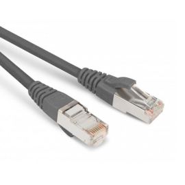 Патч-корд 4 пары, 2хRJ45, 6м, Кат.5e, SF/UTP, серый, LSZH, Hyperline PC-LPM-SFTP-RJ45-RJ45-C5e-6M-LSZH-GY