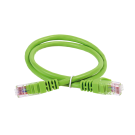 Патч-корд 4 пары, 2хRJ45, 10м, Кат.6, UTP, зеленый, PVC, ITK PC02-C6U-10M