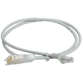 Патч-корд 4 пары, RJ45-110, 3м, Кат.5e, UTP, серый, PVC, ITK PC01-11045-4P3M