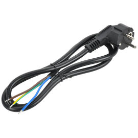 Кабель электропитания (сетевой) 16А, Schuko-б/р, черный, 1м, PDU, ITK PC-D-1M